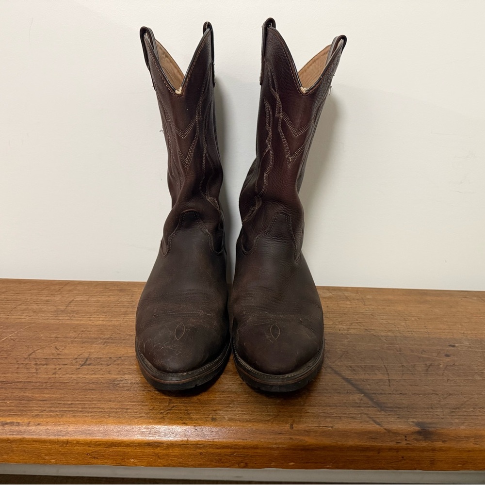 Double H Dark Brown Western Boots